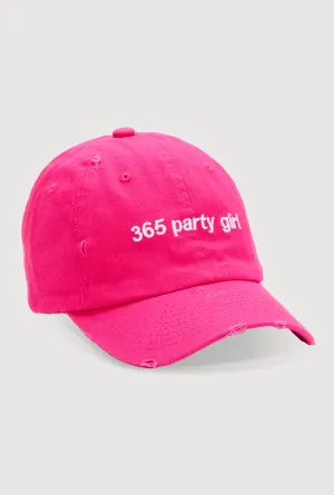 365 Party Girl Baseball Cap