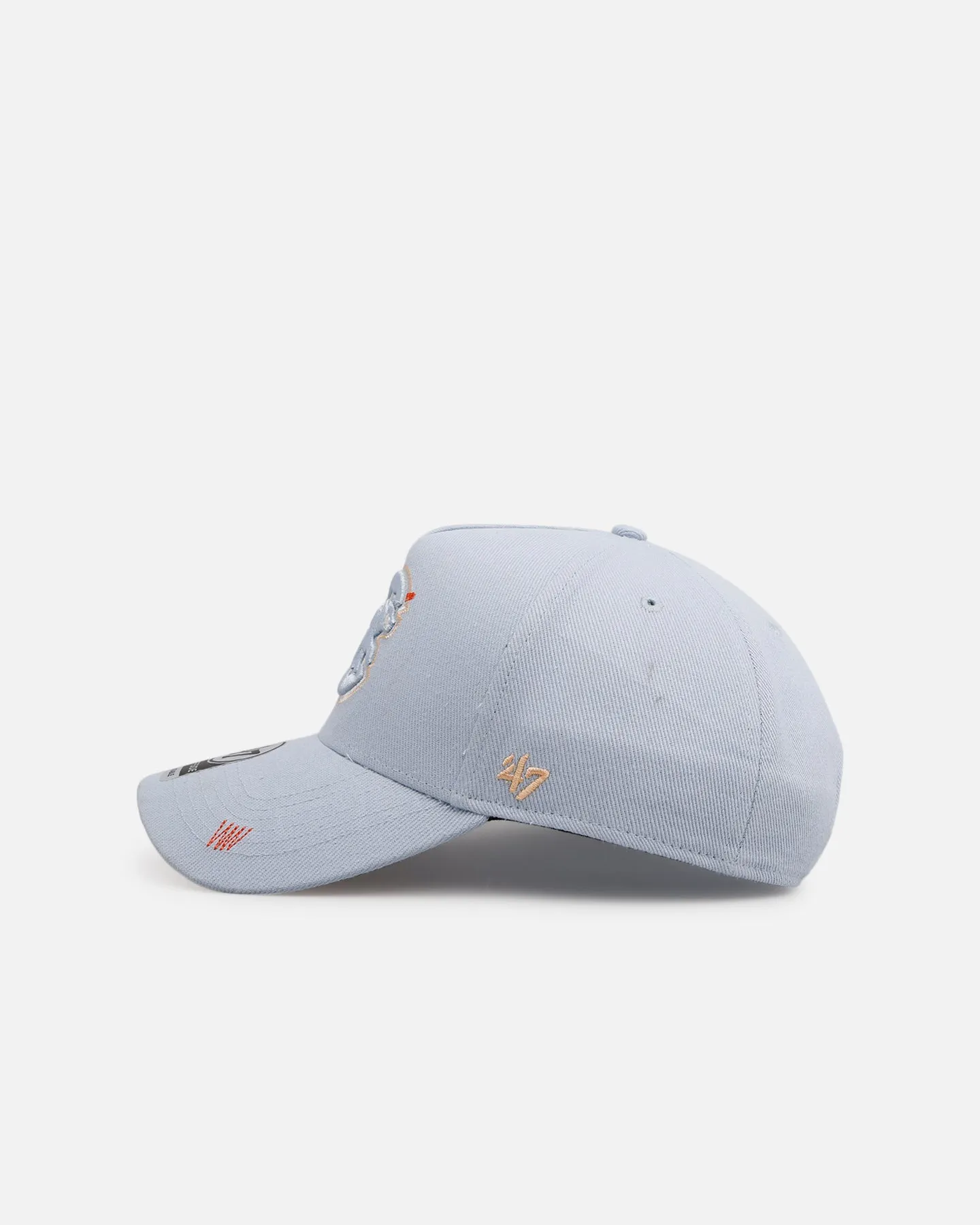 47 Brand Chicago Cubs 'Overstitch' 47 Offside Snapback Light Blue