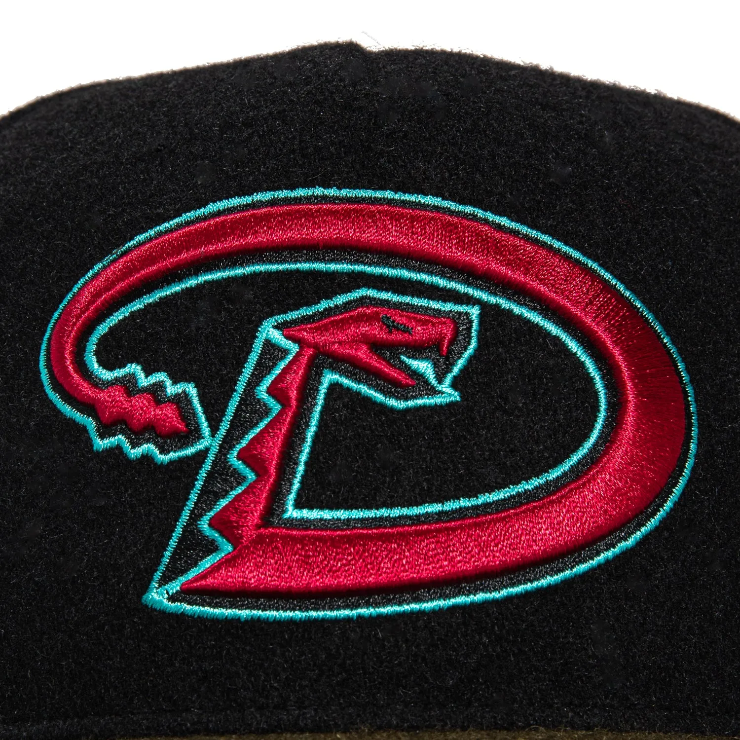 47 Brand Hitch Arizona Diamondbacks Snapback D Hat - Black. Olive