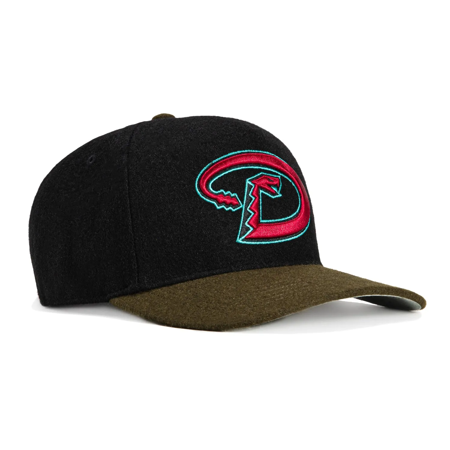 47 Brand Hitch Arizona Diamondbacks Snapback D Hat - Black. Olive