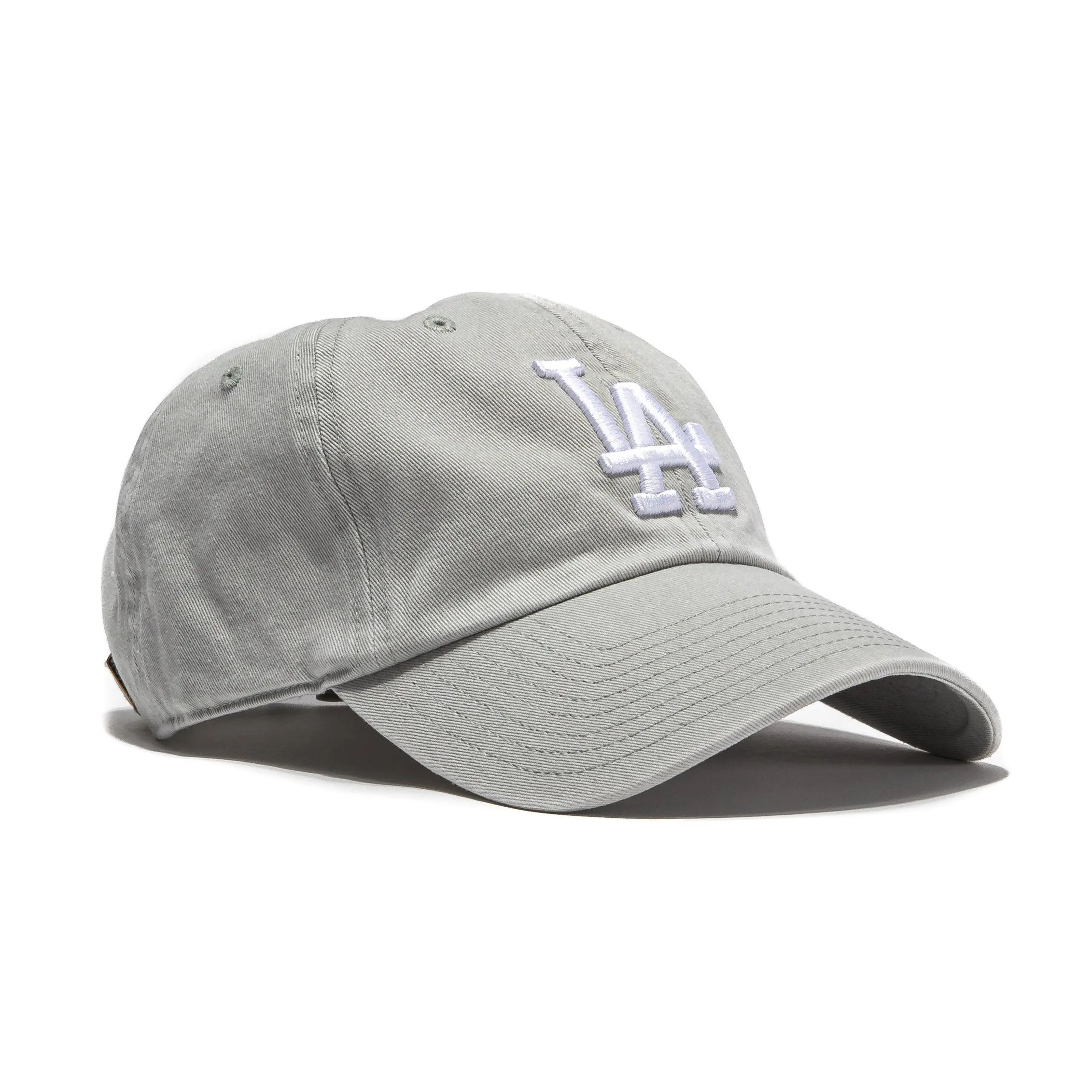 47 Brand Los Angeles Dodgers Cleanup Adjustable Hat - Gray, White