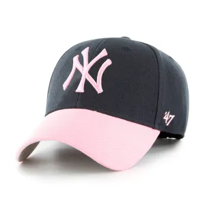 47 Brand New York Yankees MVP Adjustable Hat - Navy. Pink