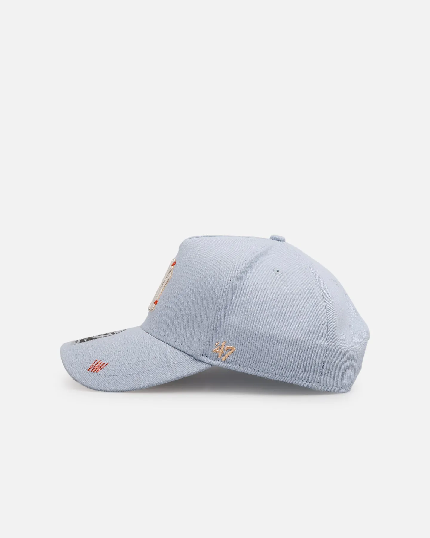 47 Brand New York Yankees 'Overstitch' 47 Offside Snapback Light Blue