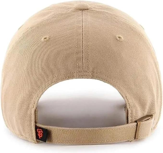 47 Brand San Francisco Giants Cleanup Adjustable Hat - Khaki, Black, Orange