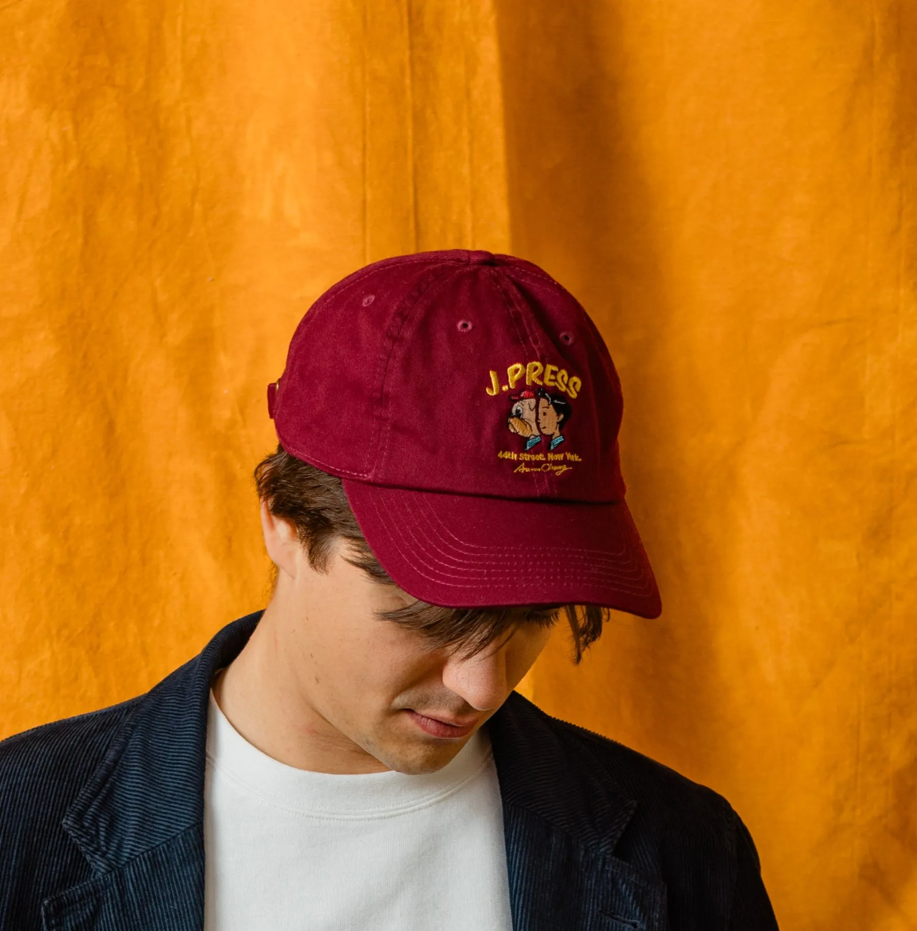 AARON CHANG "IVY BOY" BASEBALL CAP - BURGUNDY
