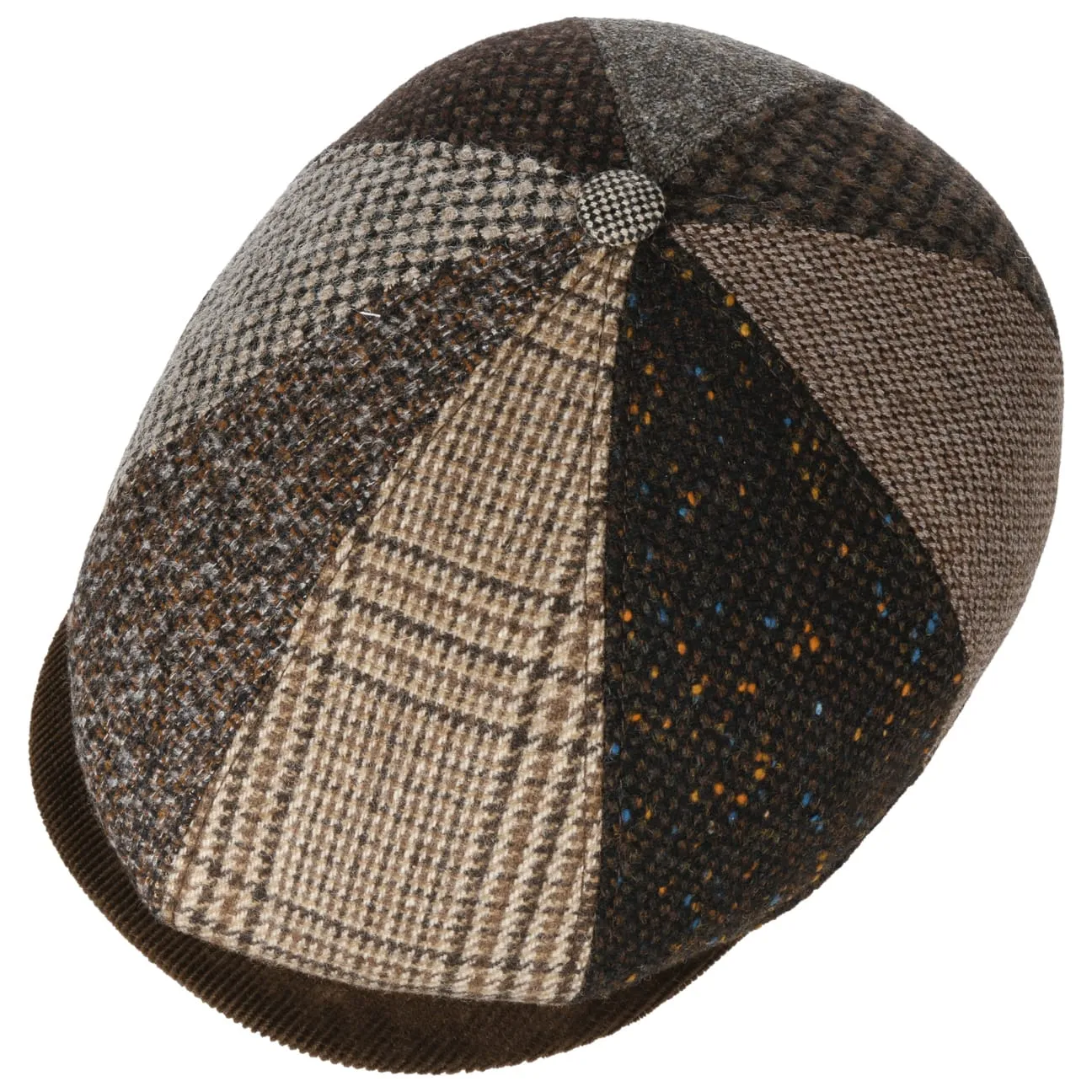 Anthon Patchwork Flat Cap by Lierys