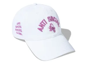 Anti Social Social Club ASSC Devil Cap in White xld