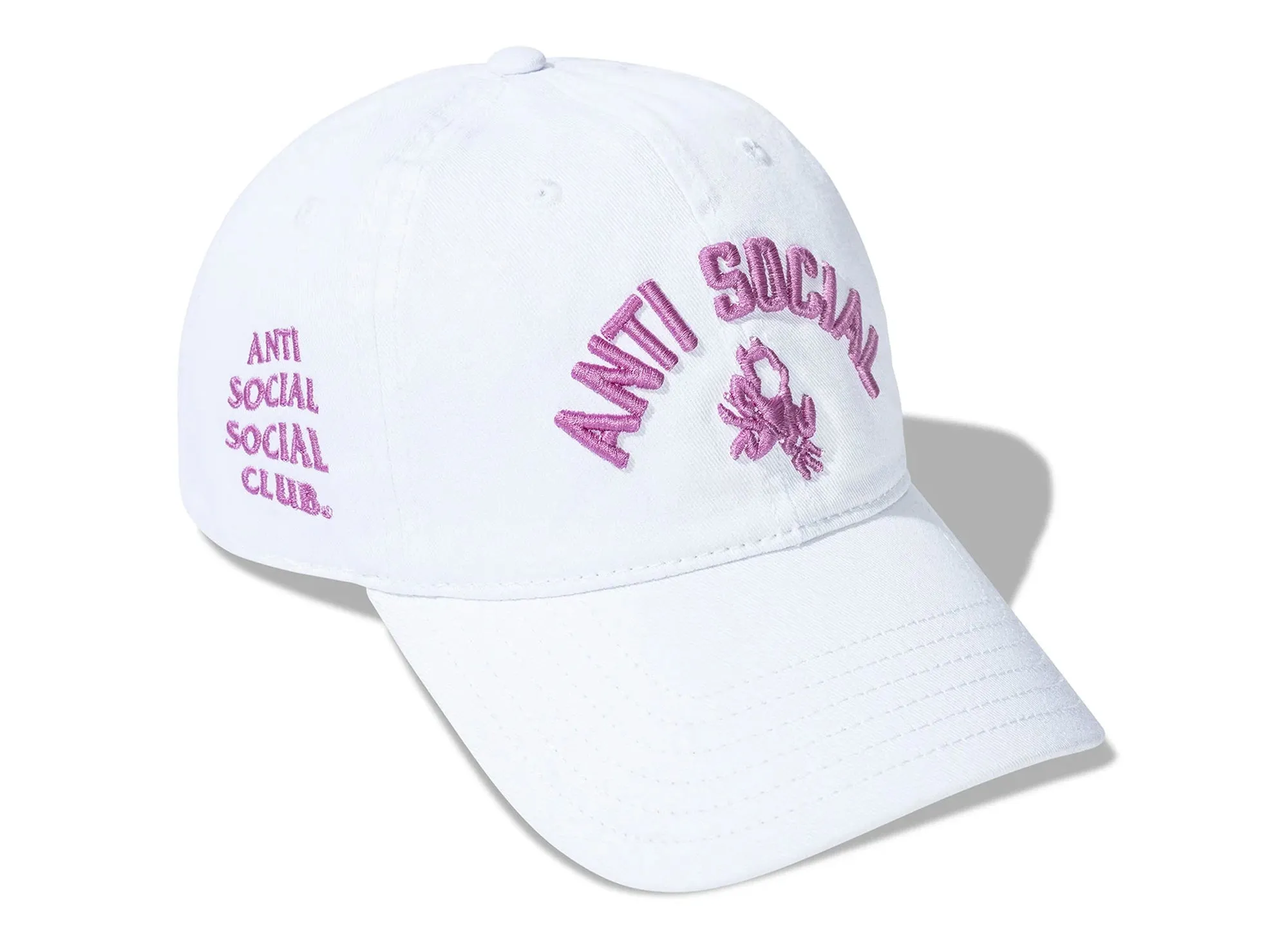 Anti Social Social Club ASSC Devil Cap in White xld