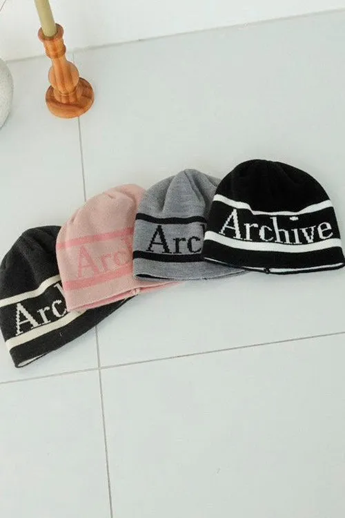 Archive Knitted Beanie