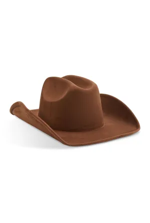 Basic Faux Suede Cowboy Hat