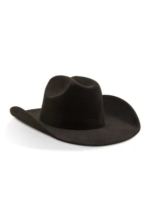 Basic Faux Suede Cowboy Hat