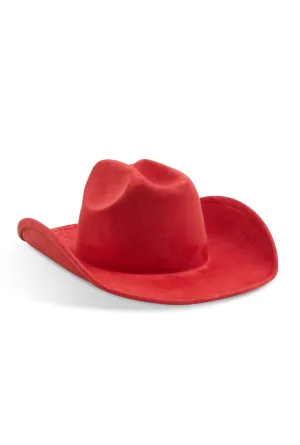 Basic Faux Suede Cowboy Hat