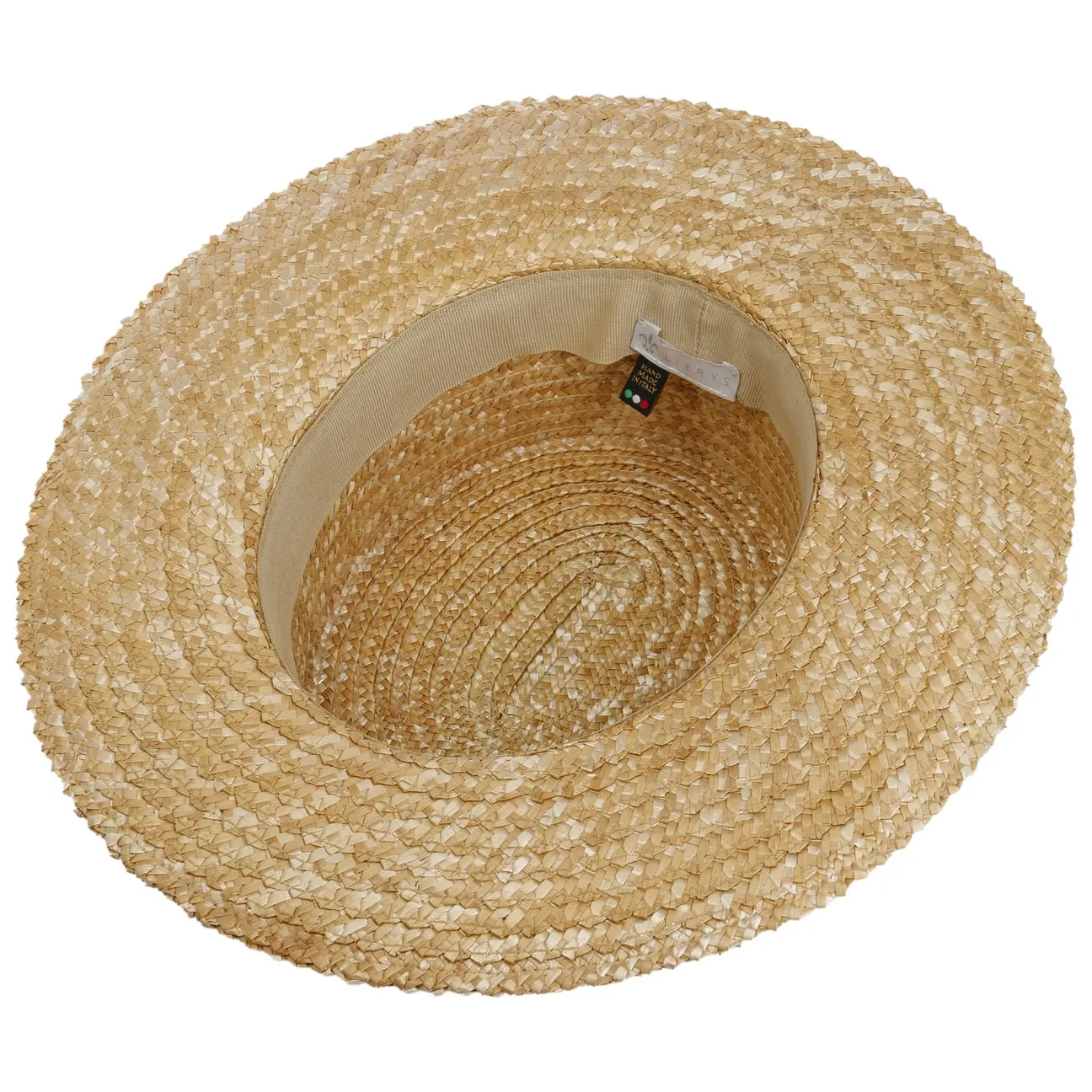 Boater Wheat Straw Hat by Lierys