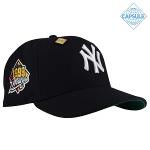 Capsule Hats -  New York Yankees Navy 1999 World Series Classic (GREEN BRIM) 59Fifty Fitted Hat