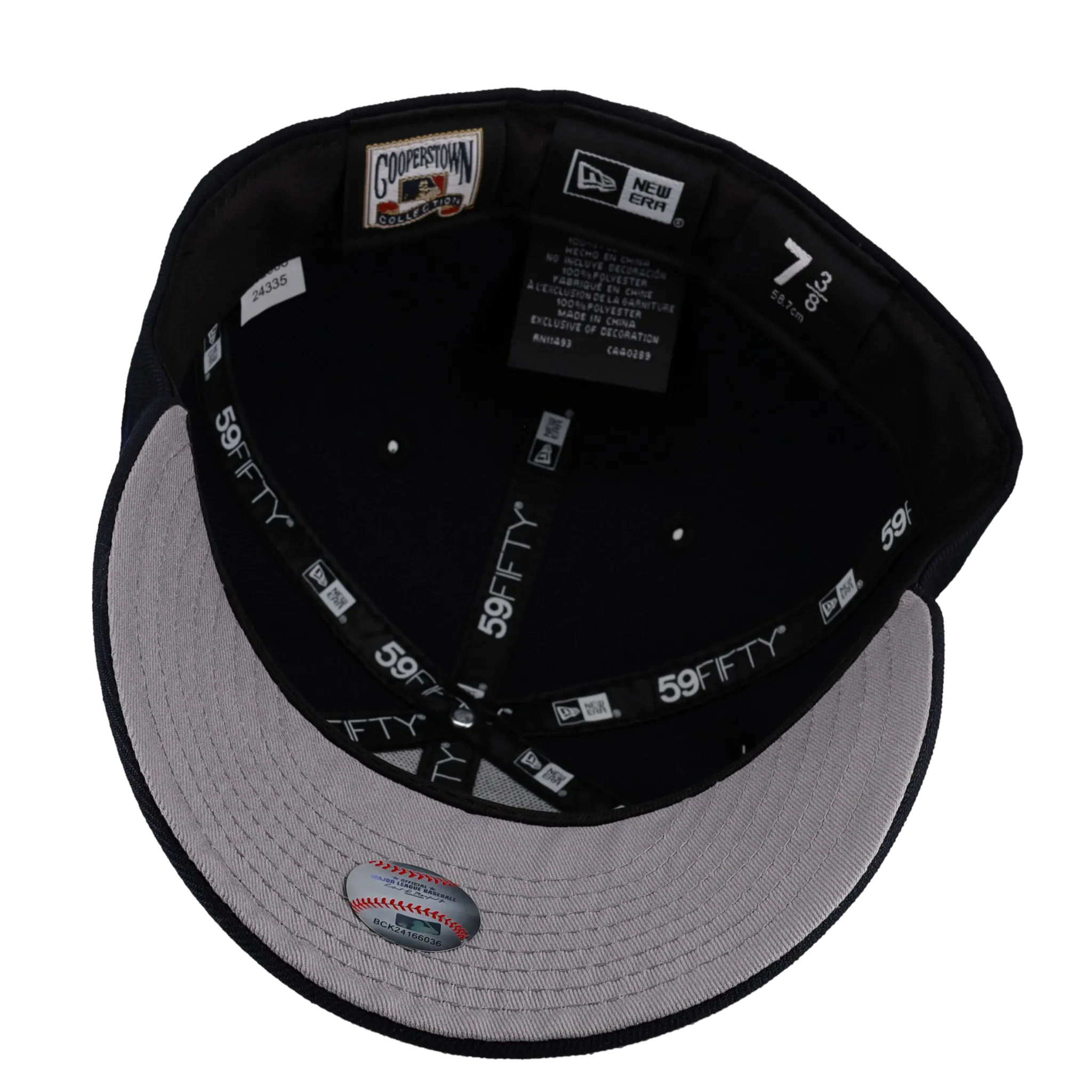 Capsule Hats -  New York Yankees Navy 2009 World Series Classic (GREY BRIM) 59Fifty Fitted Hat