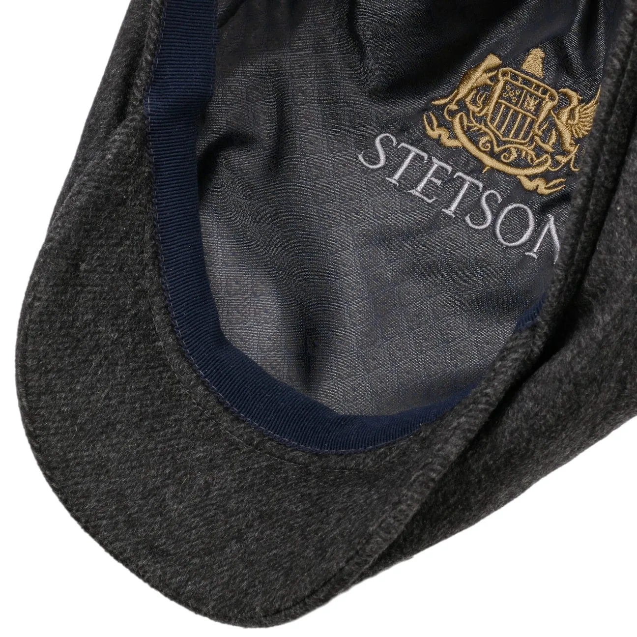 Cashmere Driver Flat Cap by Stetson