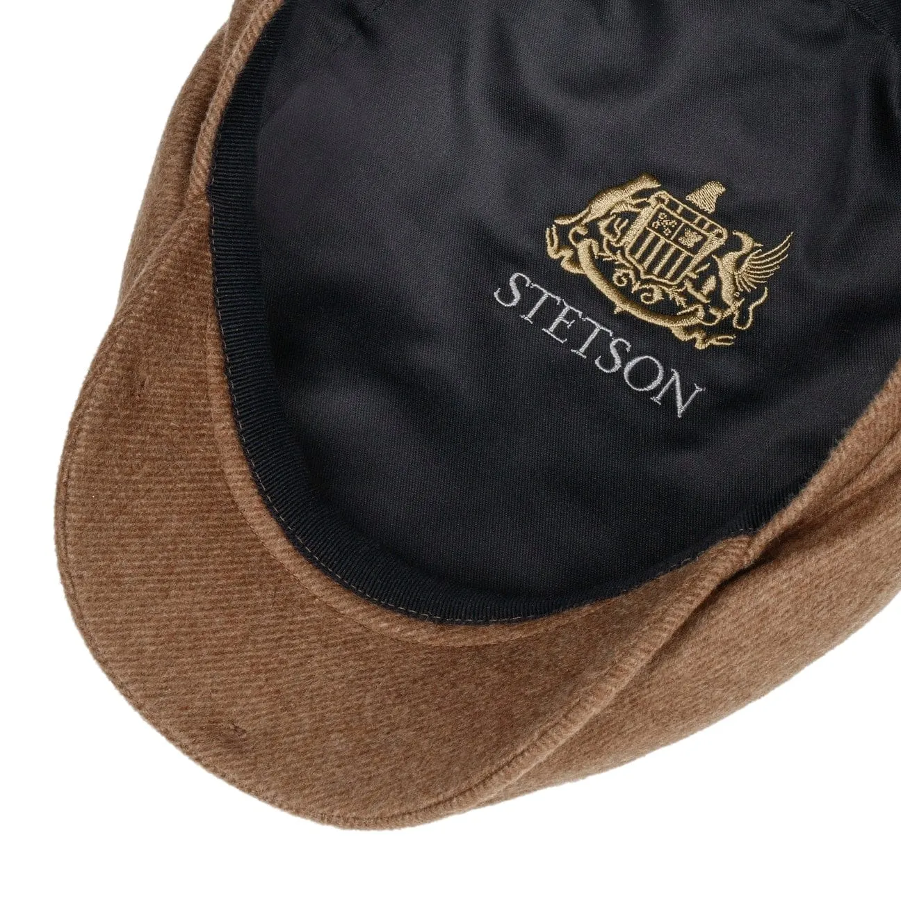 Cashmere Driver Flat Cap by Stetson