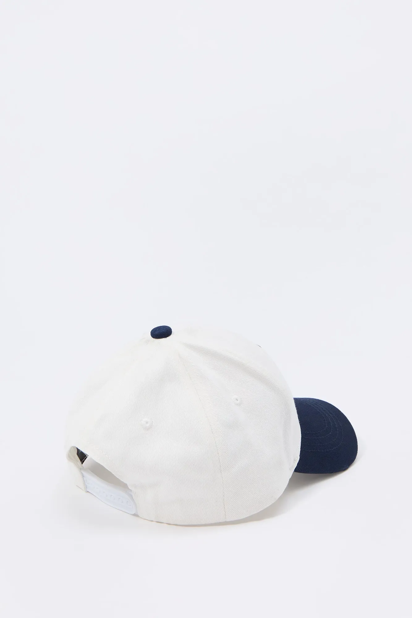 Casquette de baseball deux-tons avec motif brodé City
