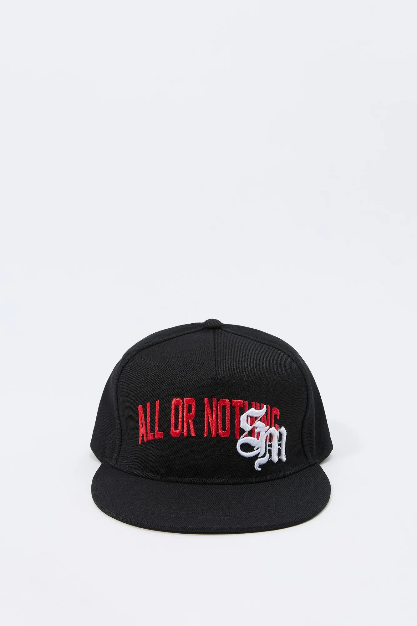 Casquette de camionneur à broderie de texte gothique