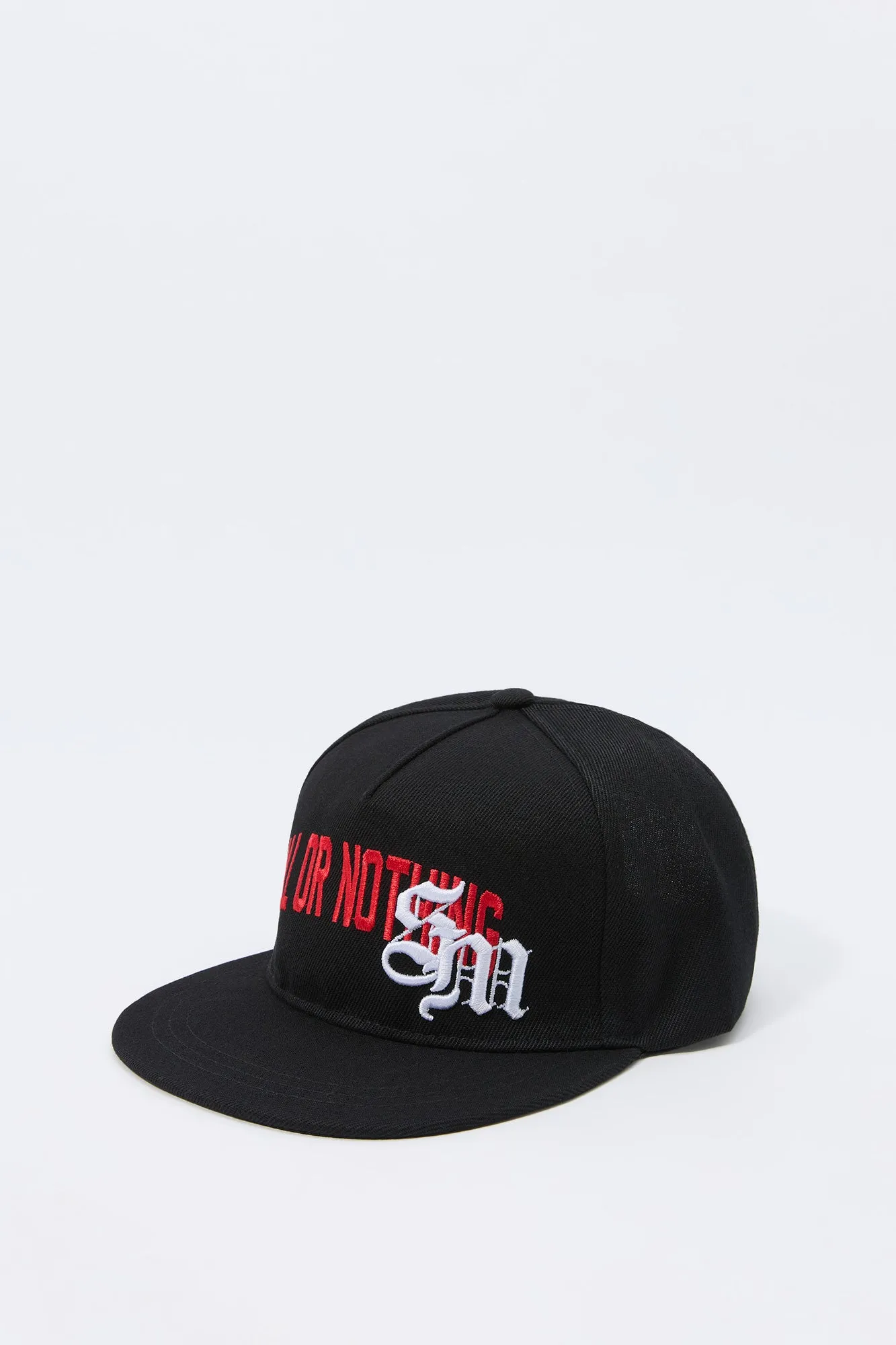 Casquette de camionneur à broderie de texte gothique