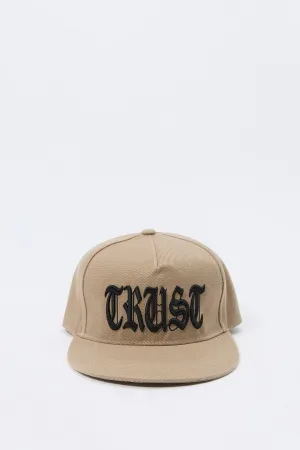 Casquette de camionneur à broderie de texte gothique