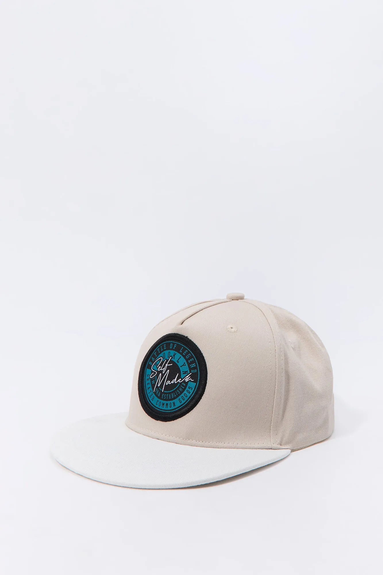 Casquette réglable avec empiècement tissé Brooklyn deux-tons