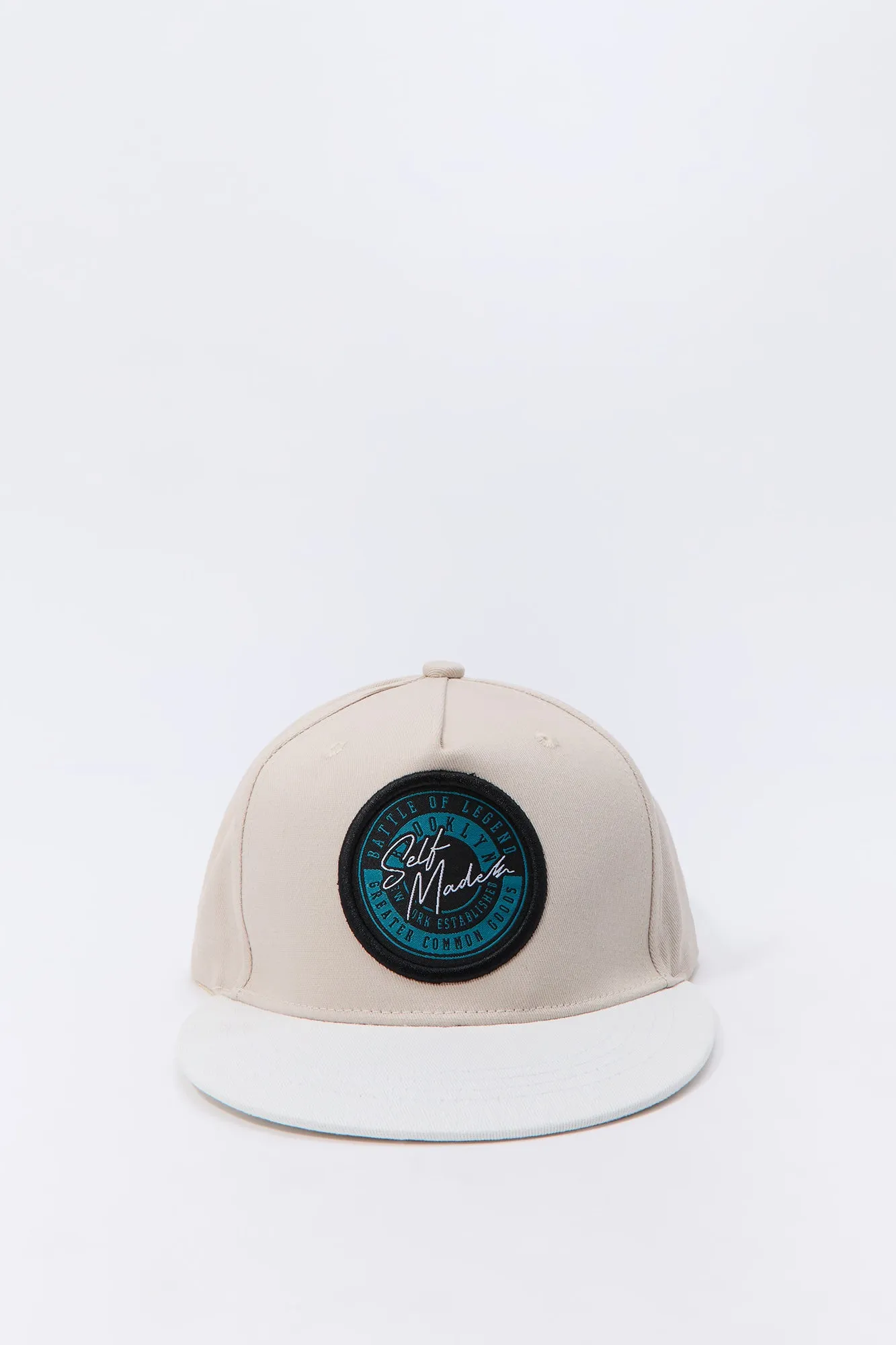 Casquette réglable avec empiècement tissé Brooklyn deux-tons