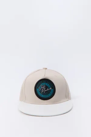 Casquette réglable avec empiècement tissé Brooklyn deux-tons