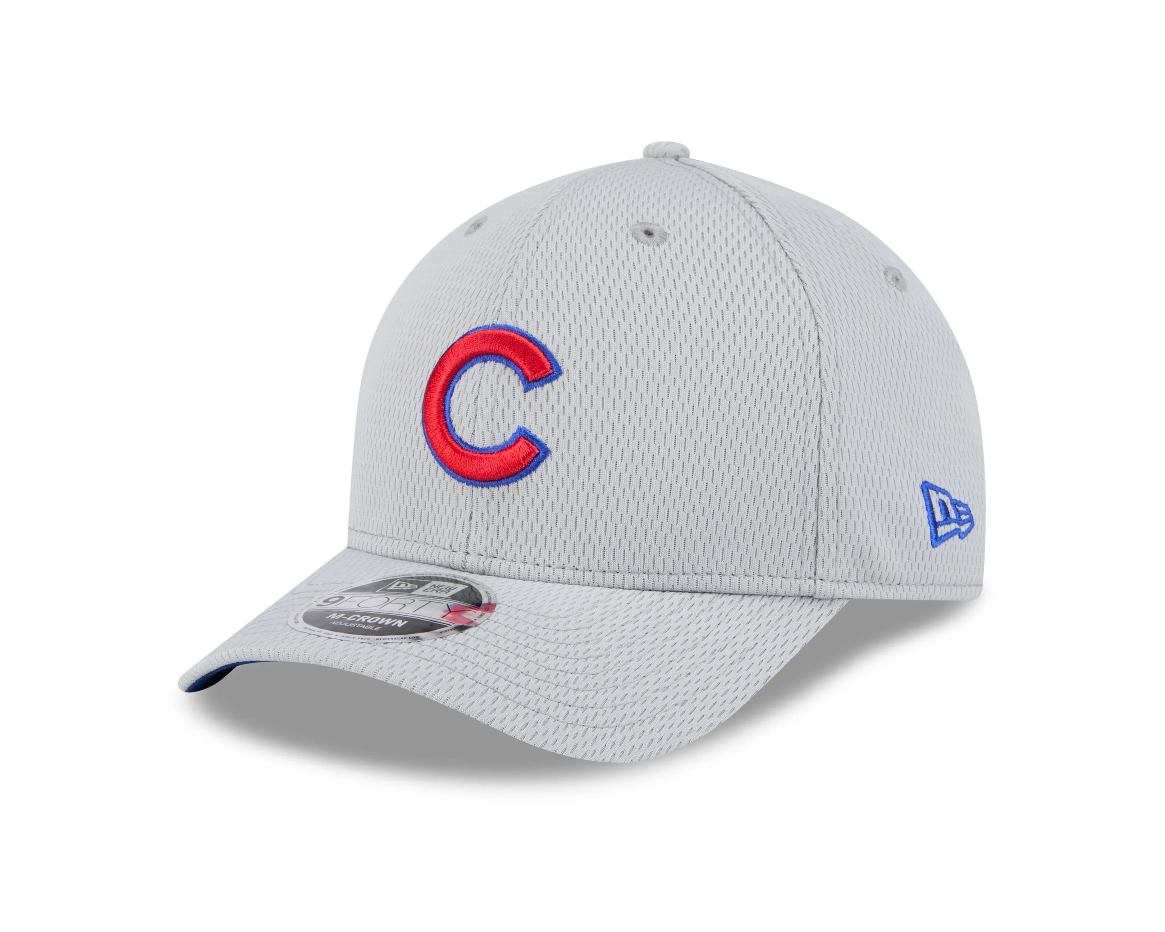 Chicago Cubs New Era Gray Clubhouse M-Crown 9FORTY Adjustable Hat