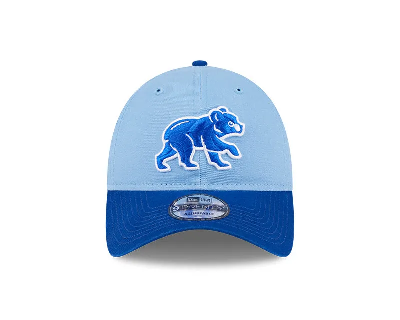 Chicago Cubs Walking Bear New Era Blue 9TWENTY Adjustable Hat