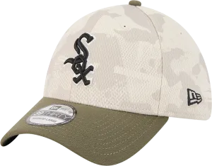 Chicago White Sox Camo 2025 Armed Forces Day New Era 39THIRTY Flex Hat