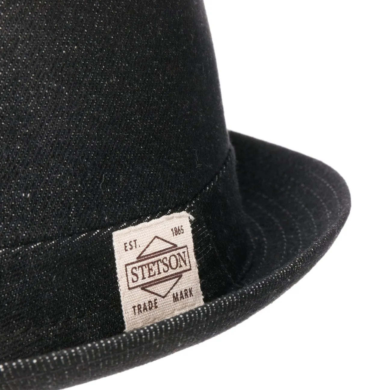 Classic Pork Pie Denim Hat by Stetson