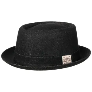 Classic Pork Pie Denim Hat by Stetson