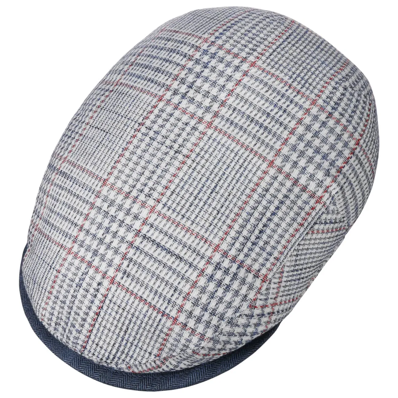 Colino Check Flat Cap by Alfonso D'Este