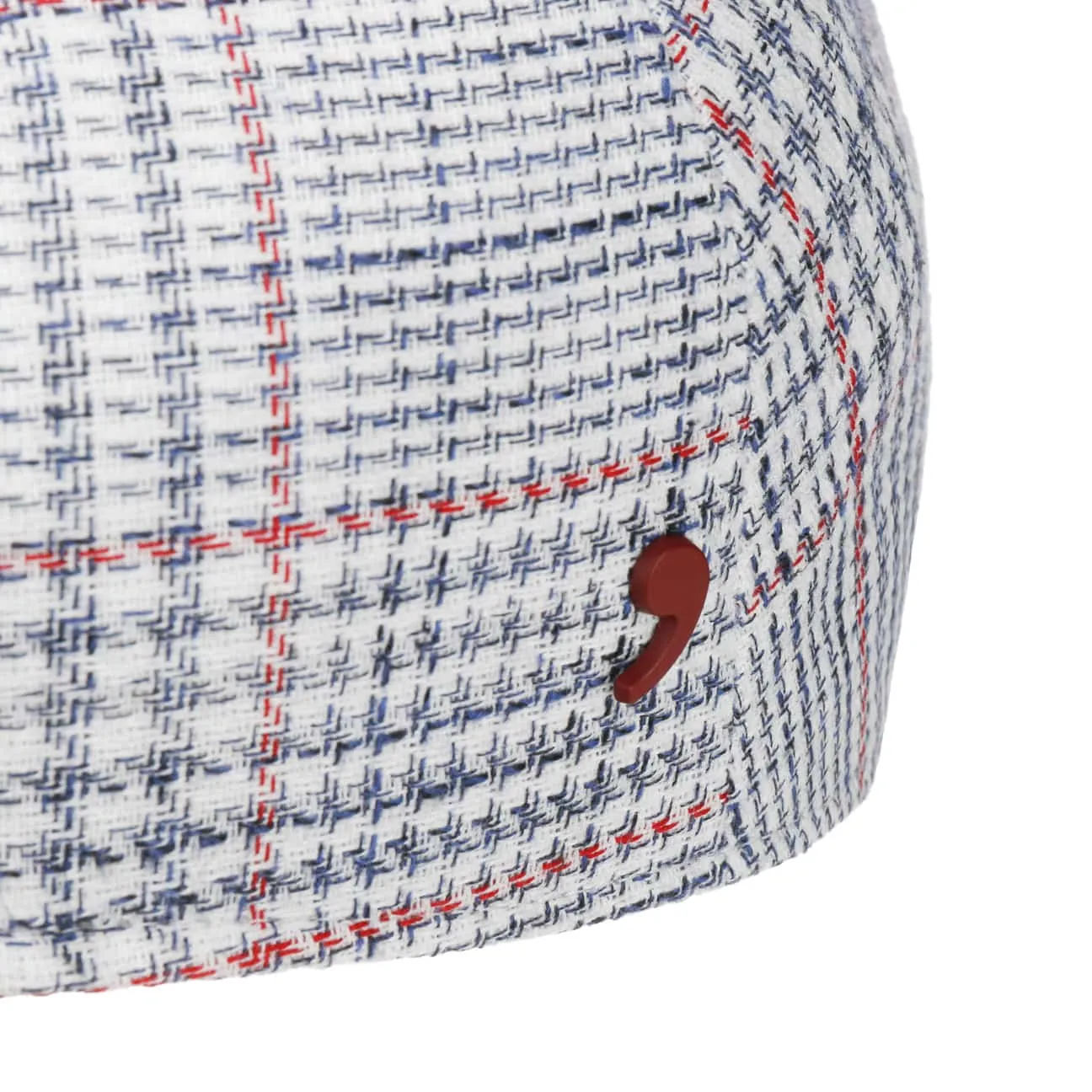 Colino Check Flat Cap by Alfonso D'Este