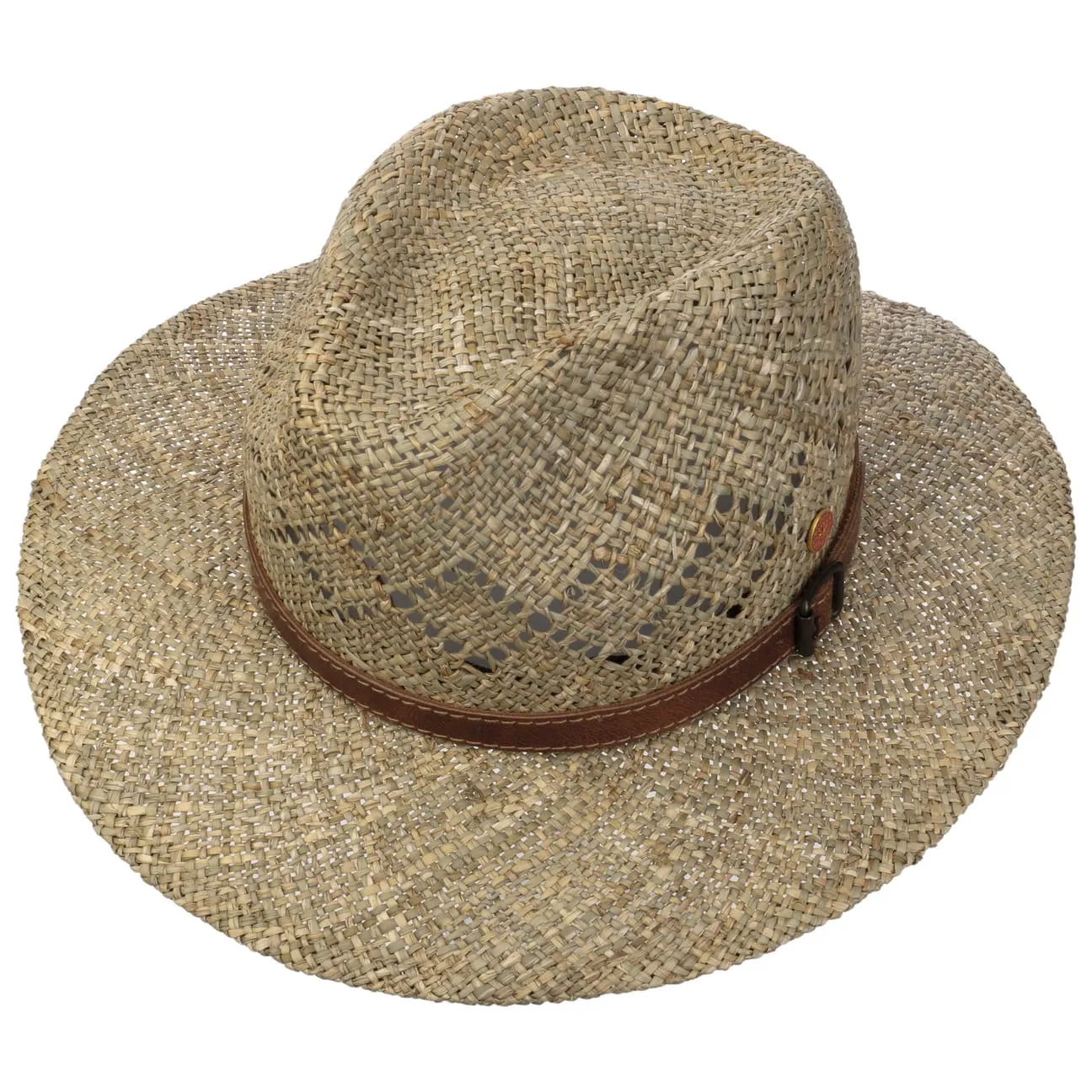 Desco Seagrass Hat with Leather Band by Mayser