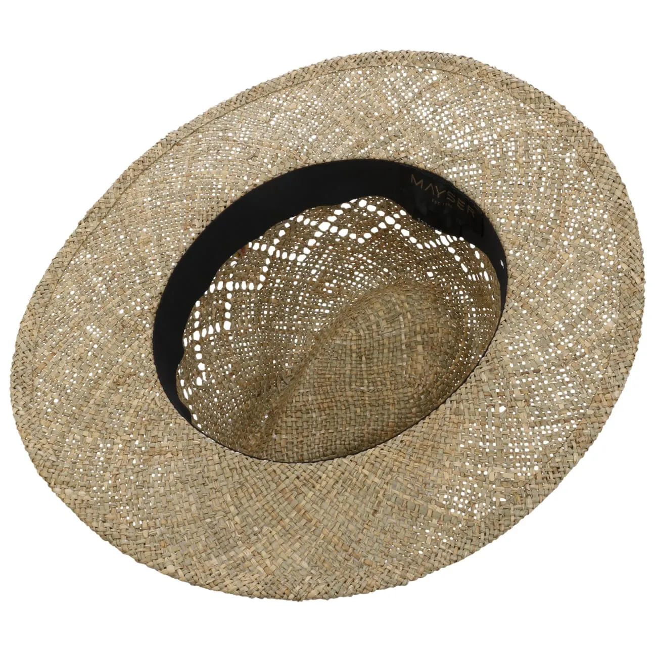 Desco Seagrass Hat with Leather Band by Mayser