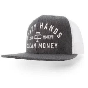 DHCM Meshback: Charcoal / White
