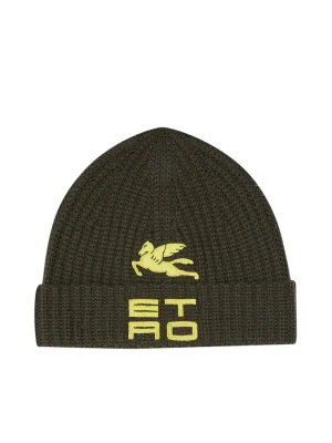 Etro Logo Intarsia Beanie