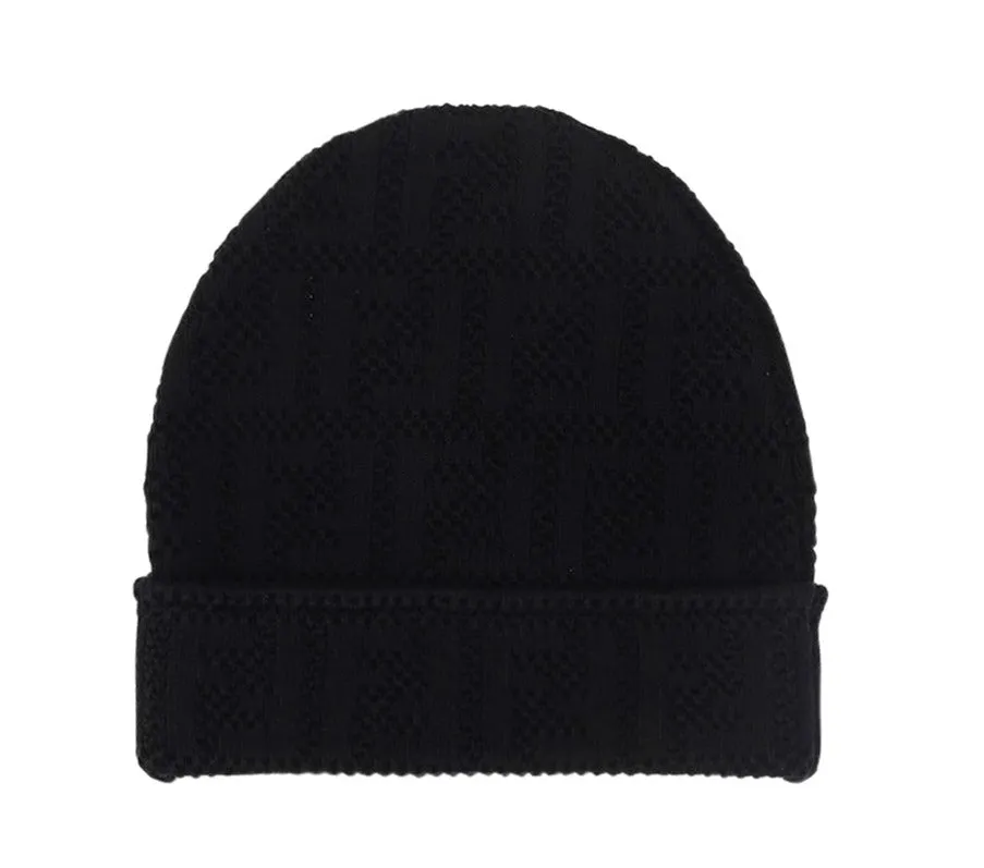 Fendi Allover FF Motif Beanie