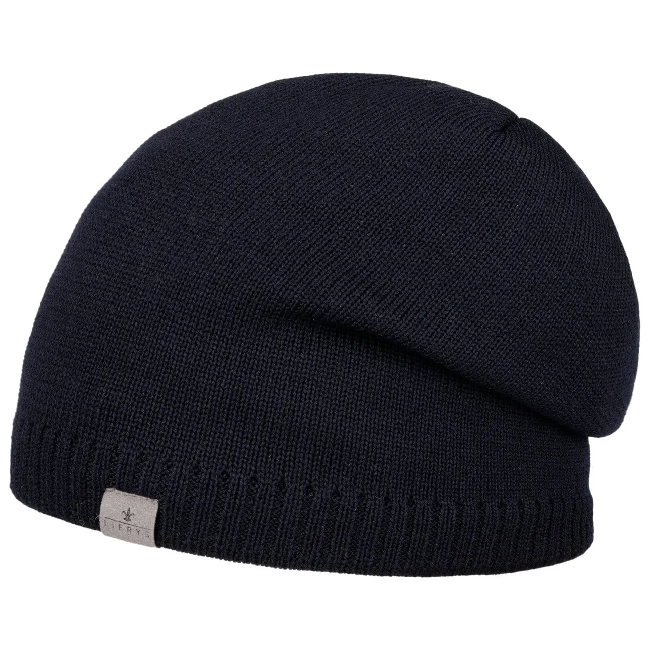 Fine Merino Classic Oversize Beanie Hat by Lierys