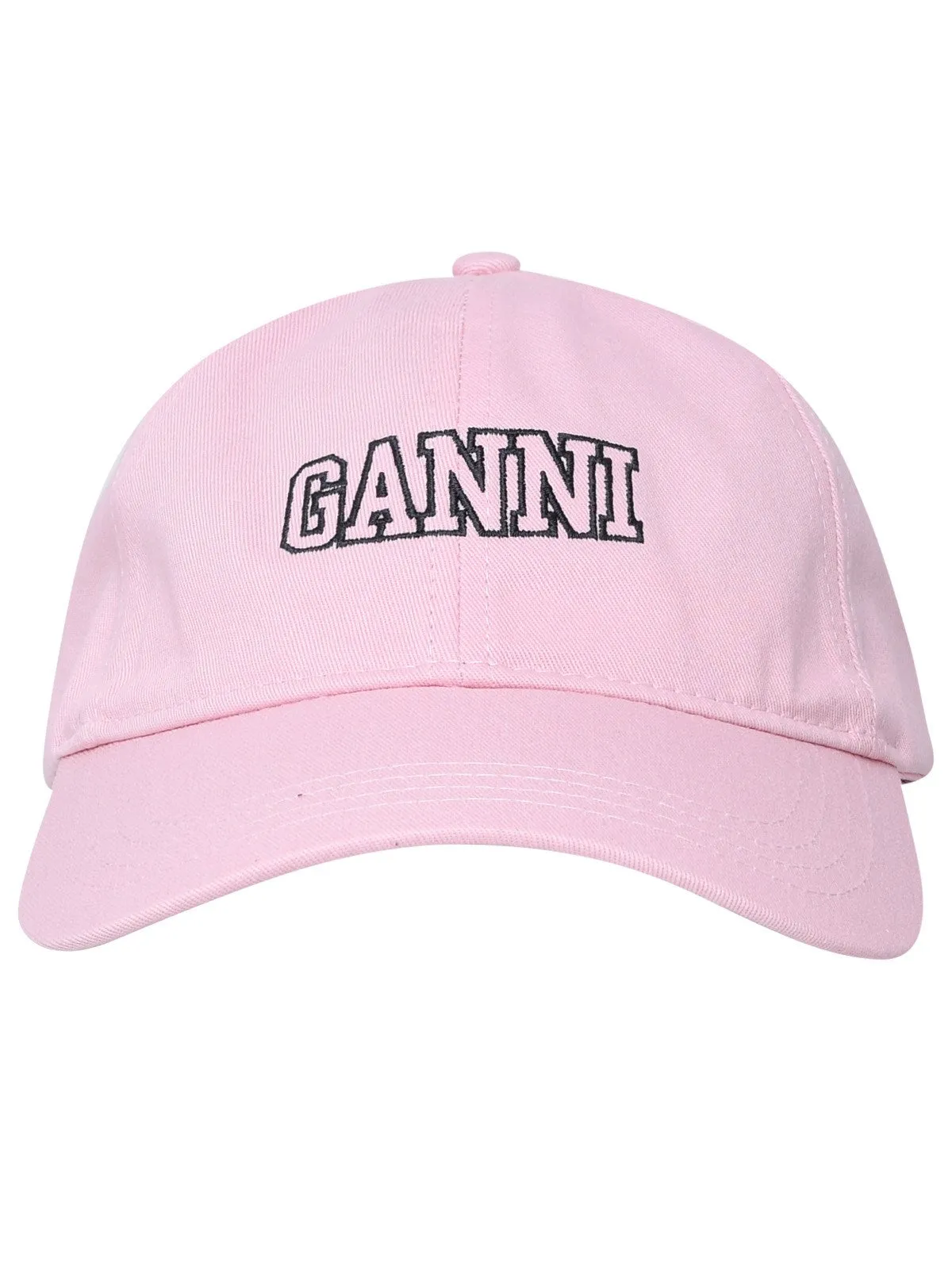 Ganni Logo Embroidered Adjustable Baseball Cap