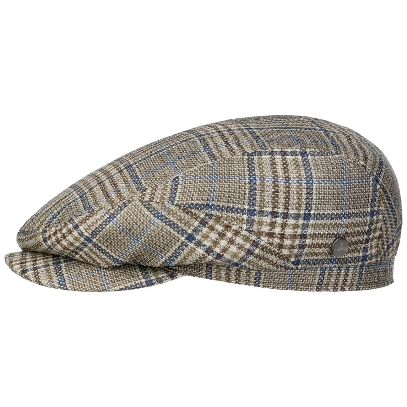 Glencheck Driver Flat Cap by Lierys