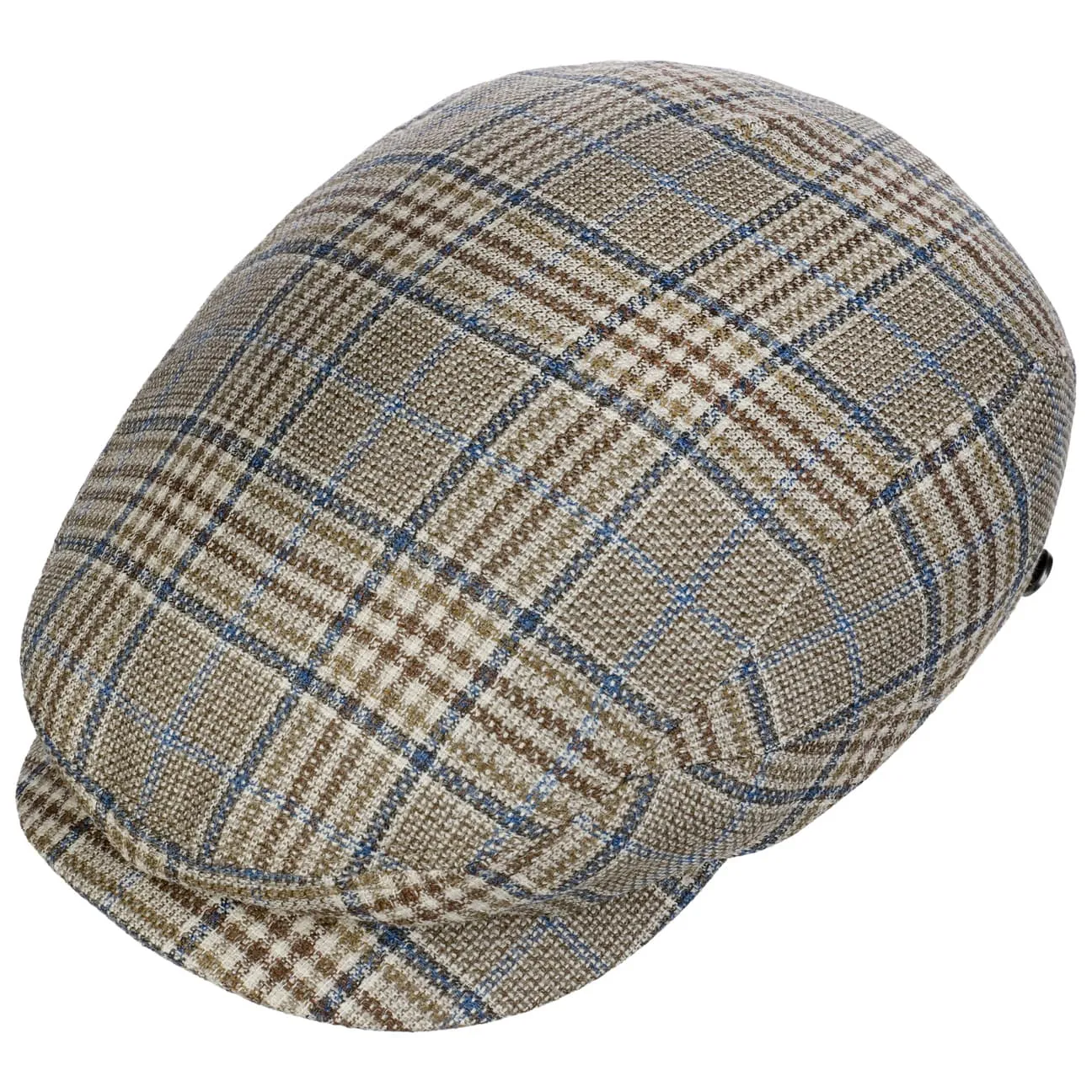 Glencheck Driver Flat Cap by Lierys