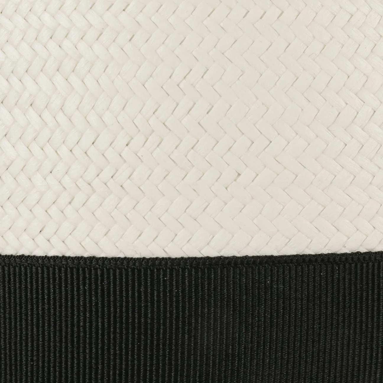 Grosgrain Trim Small Panama Hat by Borsalino