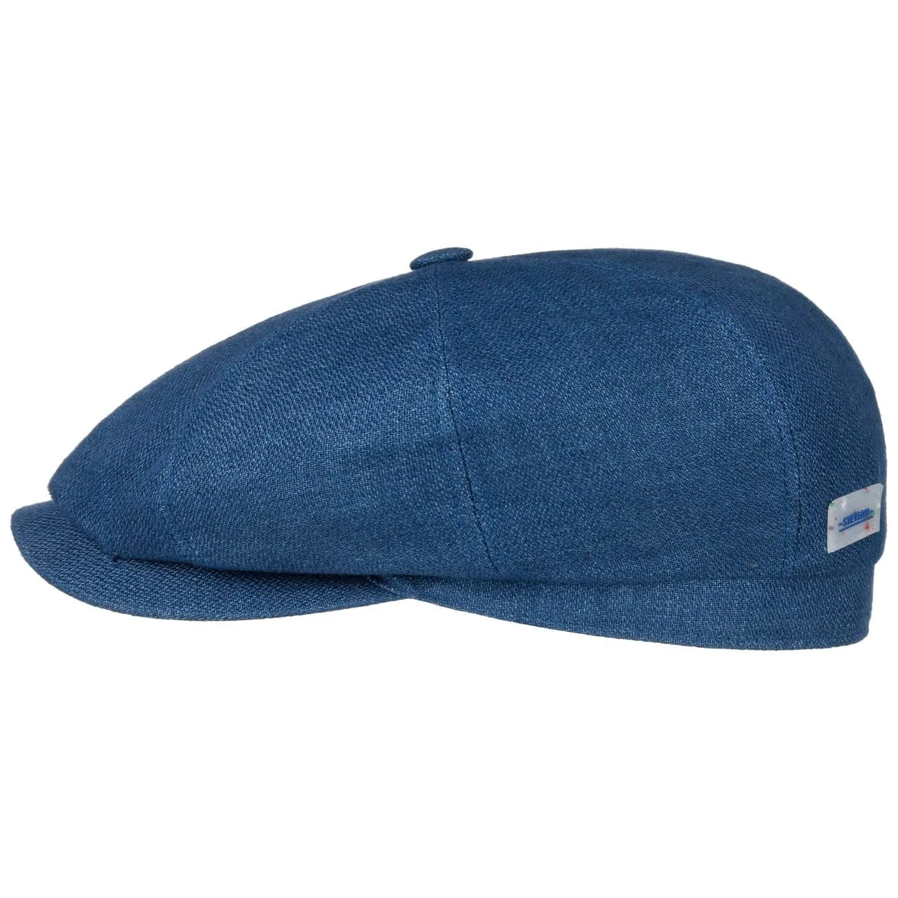 Hatteras Uni Sustainable Linen Flat Cap by Stetson