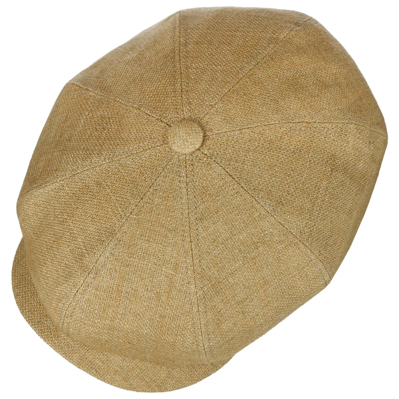 Hatteras Uni Sustainable Linen Flat Cap by Stetson