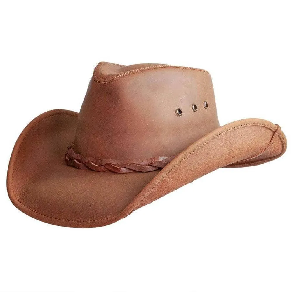 Hollywood | Womens Leather Cowgirl Hat