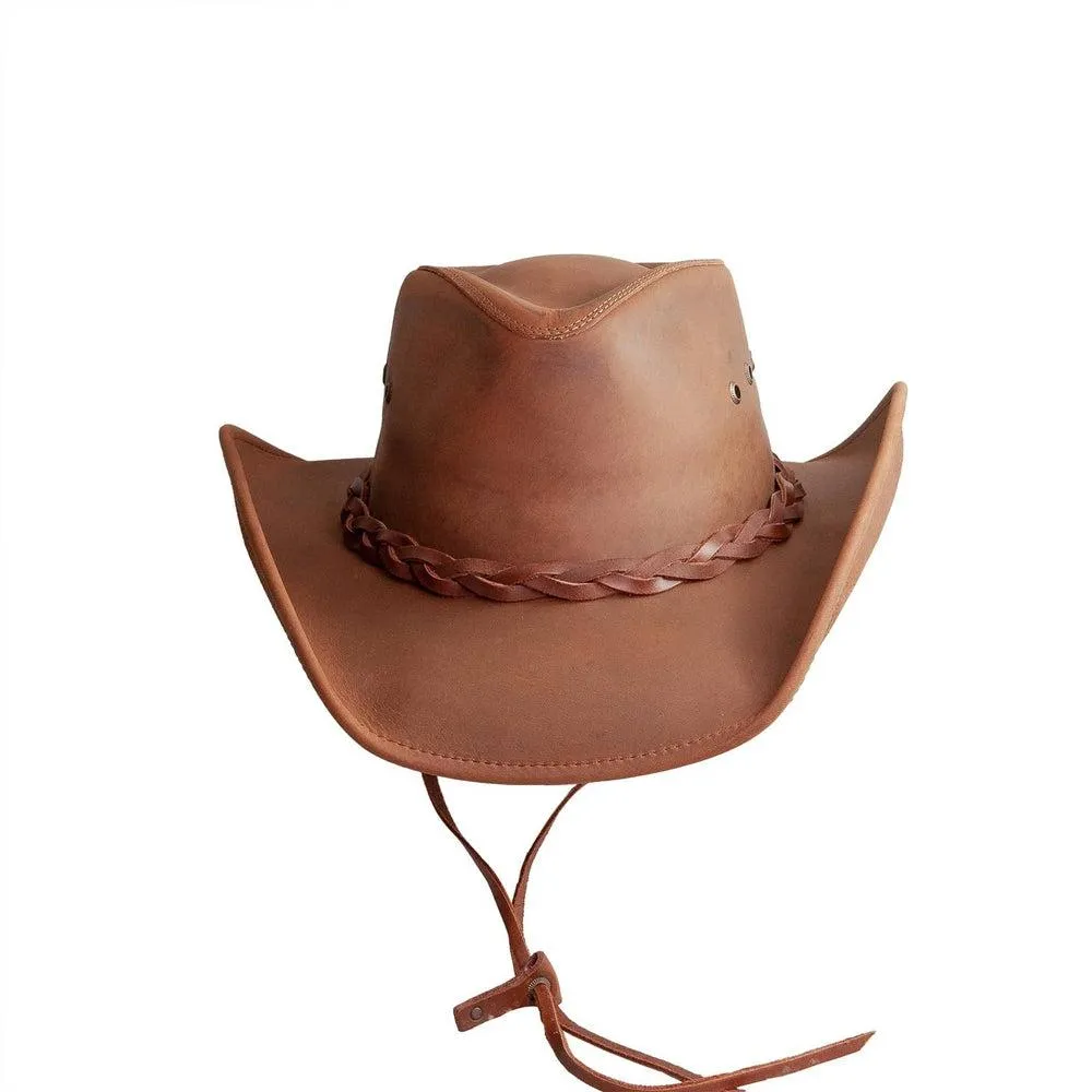 Hollywood | Womens Leather Cowgirl Hat