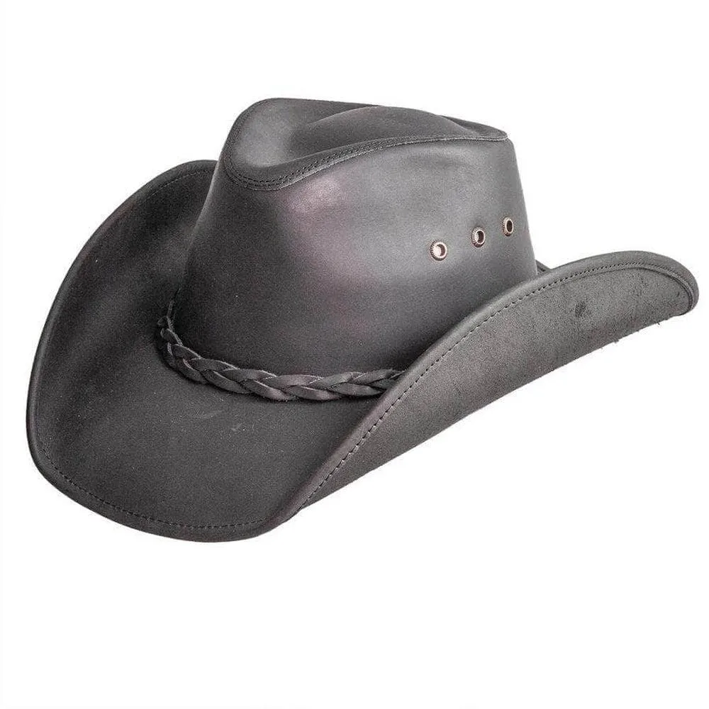 Hollywood | Womens Leather Cowgirl Hat